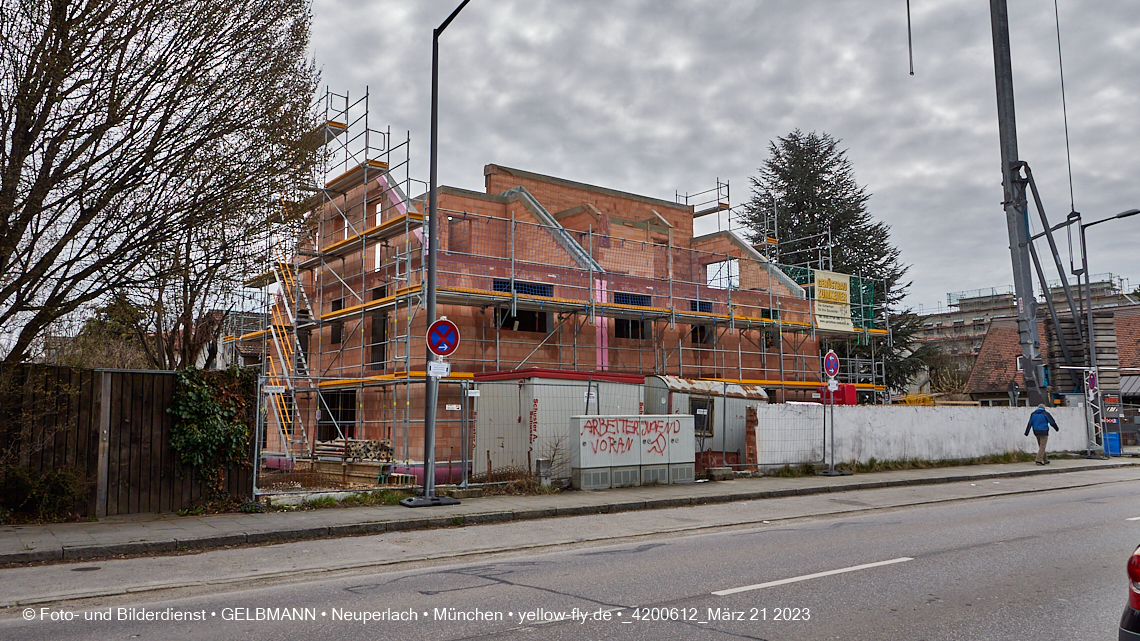 21.03.2023 - Baustelle und Wohnanlage Niederalmstraße 16